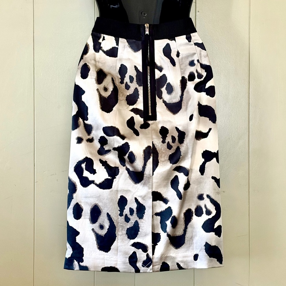 Ann Taylor Cotton & Silk Leopard Print Pencil Skirt, SZ‎ 0 NWT MSRP $98 - Picture 6 of 7